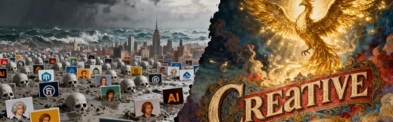 AI-generált vizuális szemét kontra kreatív reneszánsz — a grafikai tervezés jövője kétfelé ágazik